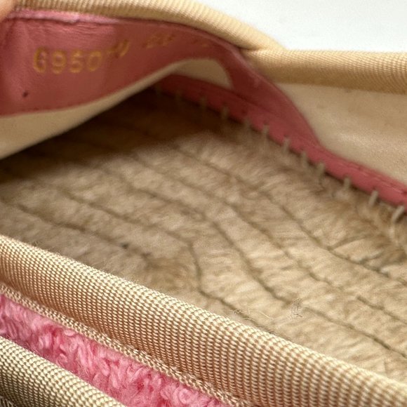 Gucci GG Logo Monogram Terry Espadrilles Flats Shoes - Picture 12 of 16